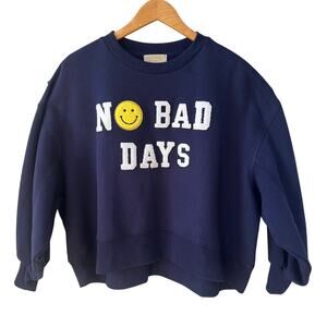 Judith March Navy Blue 'No Bad Days' Sweater